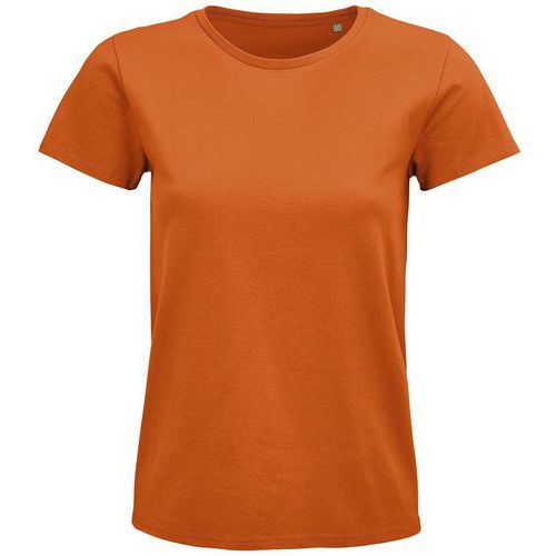 Tee-shirt personnalisable femme coton organique bio Jersey 175 ORANGE