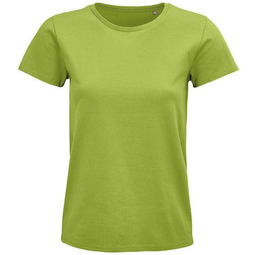Tee-shirt personnalisable femme coton organique bio Jersey 175 VERT POMME