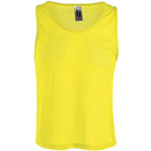 Chasuble personnalisable polyester jaune citron