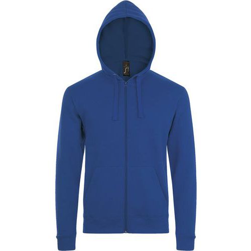 Veste zippée à capuche en coton ROYAL