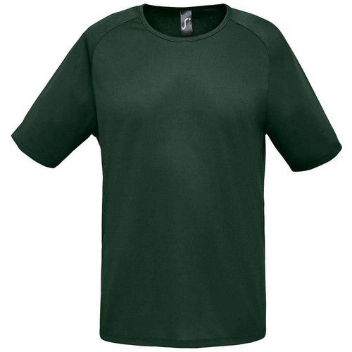 Tee-shirt personnalisable de sport homme en polyester VERT FORET