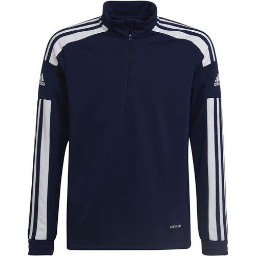 Sweat demi-zip enfant - adidas - squadra 21 bleu marine/blanc