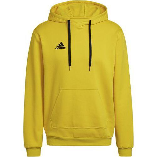 Sweat à capuche - adidas - entrada 22 jaune