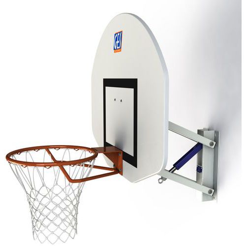 Panier de basket mural - GES - hauteur réglable par vis sans fin