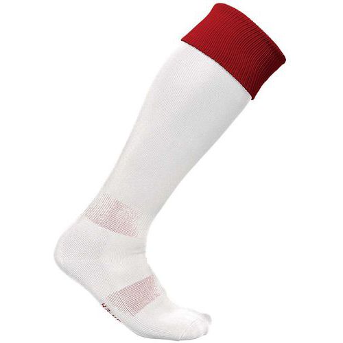 Chaussettes de foot - ProAct - blanc/rouge