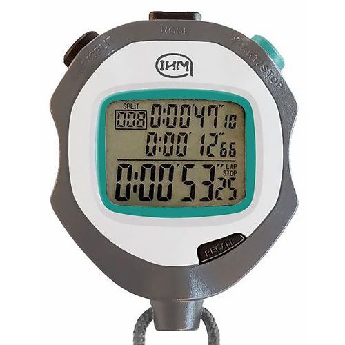 Chronomètre - IHM - 3 lignes - 200 mémoires