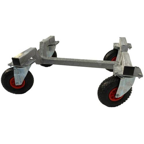Chariot de transport pour but mobile - en acier