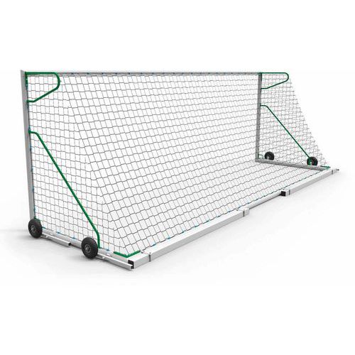 Paire de buts de foot à 11 - GES - transportables lestés + 8 roues