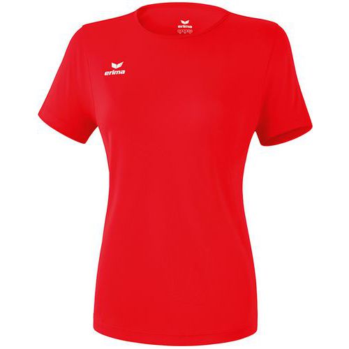 T-shirt fonctionnel teamsport - Erima - casual basic femme rouge
