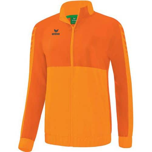 Veste de survêtement à capuche - Erima - Six Wings orange/orange