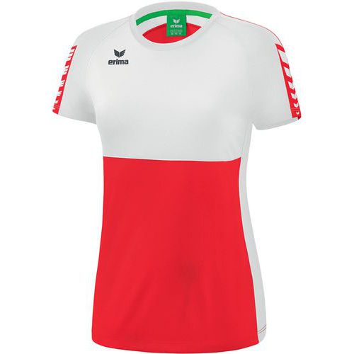 T-shirt femme - Erima - Six Wings rouge/blanc