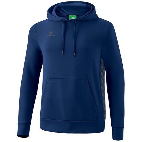 Sweat à capuche enfant - Erima - Essential Team navy/grey