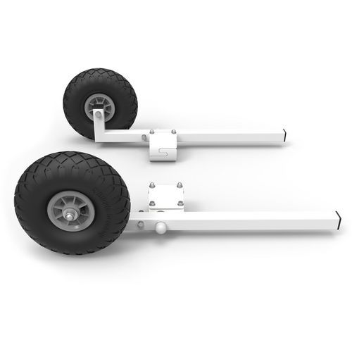 Roue escamotable - GES - pour but de foot transportable lesté