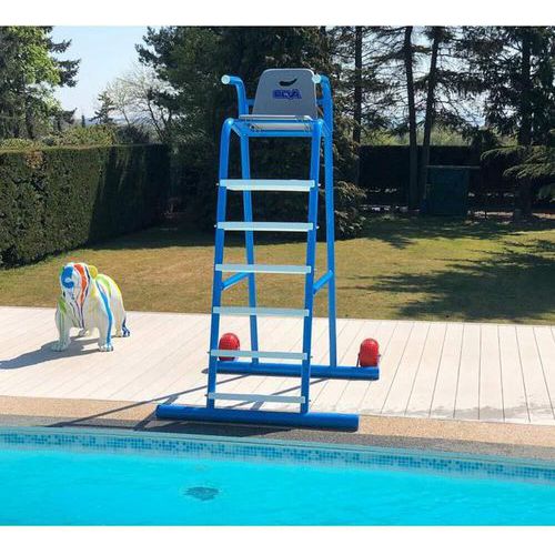 Chaise de surveillance plage - Seva piscine - acier 2,26m