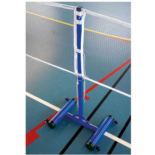 Poteau de badminton central - Metaluplast - scolaire léger