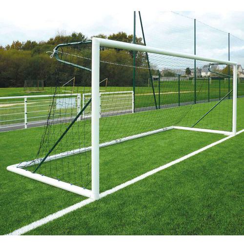 Paire de buts de foot 5x2 m - Metaluplast - transportables en alu