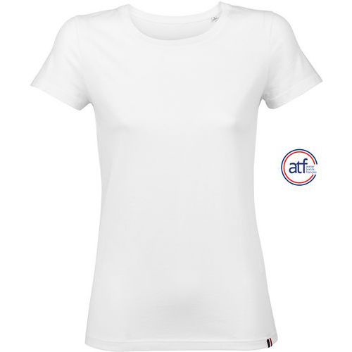 Tee-shirt personnalisable femme en coton BLANC