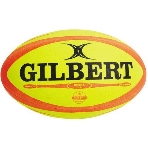 Ballon de rugby - Gilbert - omega pro fluo