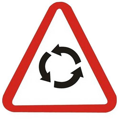 Traffic panel - Attention rond point