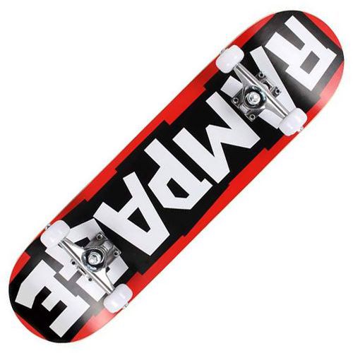 Skateboard - rampage - logo rouge