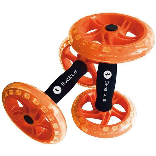 Double AB wheel orange - Sveltus - la paire