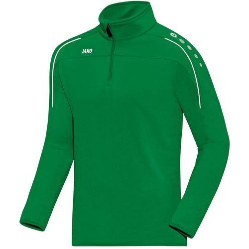 Sweat enfant 1/2 zip Jako Classico Vert