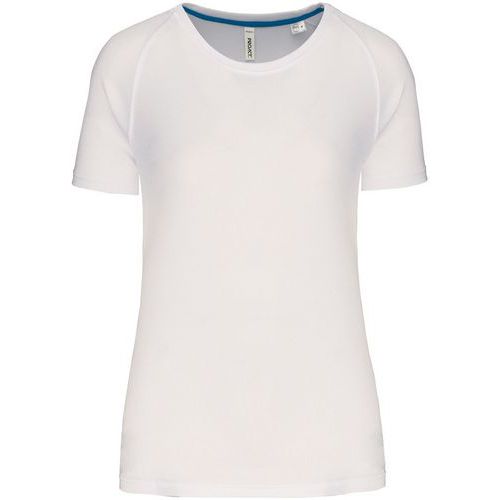 Tee shirt de sport recyclé femme - ProAct - blanc