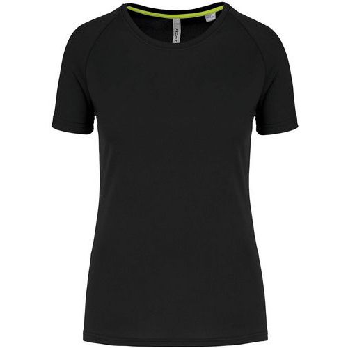 Tee shirt de sport recyclé femme - ProAct - noir
