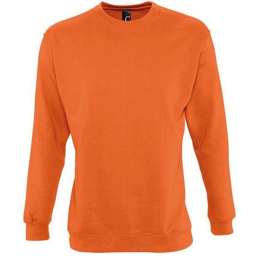 Sweat personnalisable molleton orange