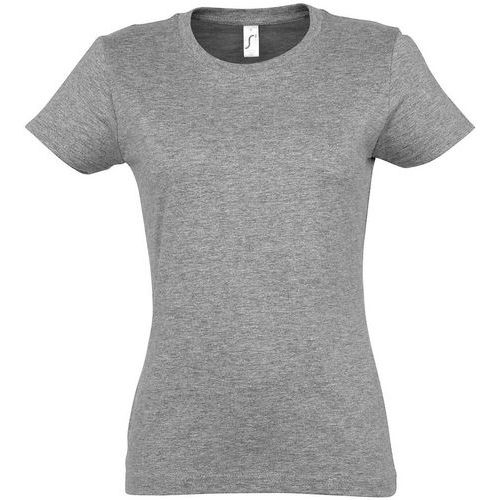 Tee-shirt personnalisable Active 190 g femme gris chiné