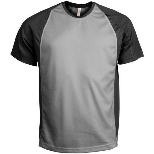 T-Shirt Bicolore PES Gris/Noir