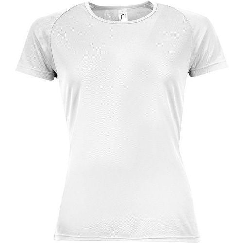 Tee-shirt personnalisable multitech PESFéminin blanc