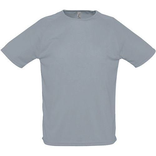 Tee-shirt personnalisable uni technic PES adulte gris