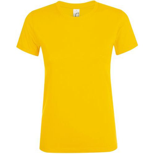Tee-shirt personnalisable JAUNE FEMININ CLASSIC 150g