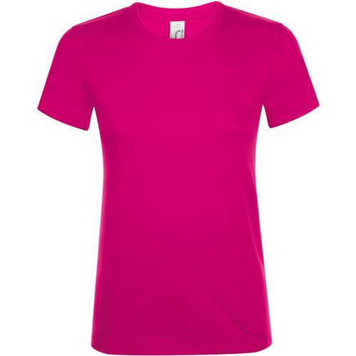 Tee-shirt personnalisable FUCHSIA FEMININ CLASSIC 150g