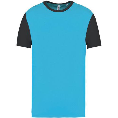 Maillot manches courtes - ProAct - turquoise/gris