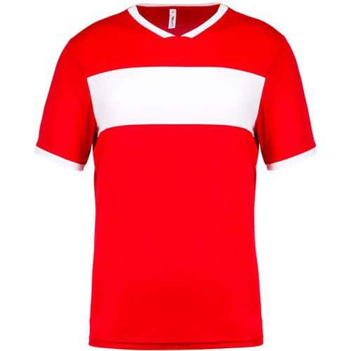 Maillot Now One Rouge/Blanc Enfant