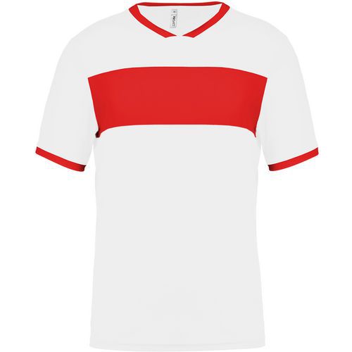 Maillot Now One Blanc/Rouge Enfant