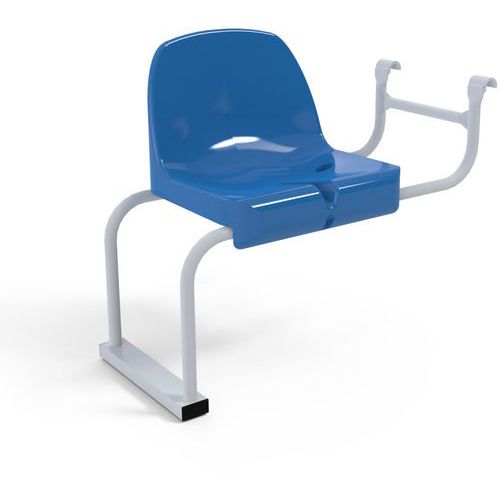 Chaise latérale de tennis - en acier galvanisé pour la chaise d'arbitre TE119