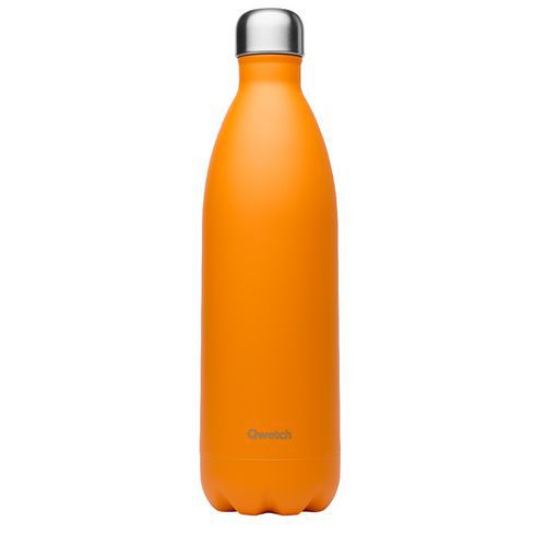 Bouteille isotherme 1L orange pop - Qwetch