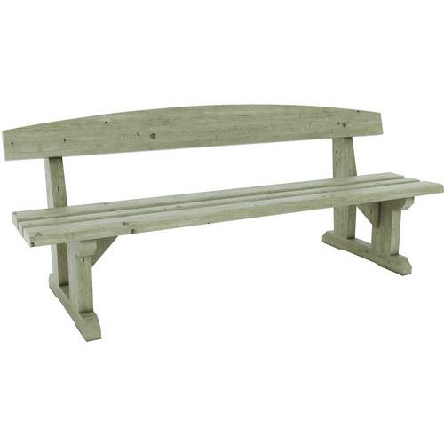 Banc en pin traité - À poser - Hoedic Banc en pin traité - À poser - Hoedic