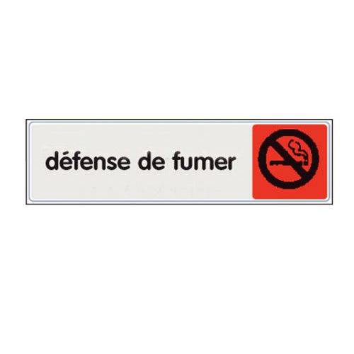 Panneau de signalisation en plexiglas - Défense de fumer