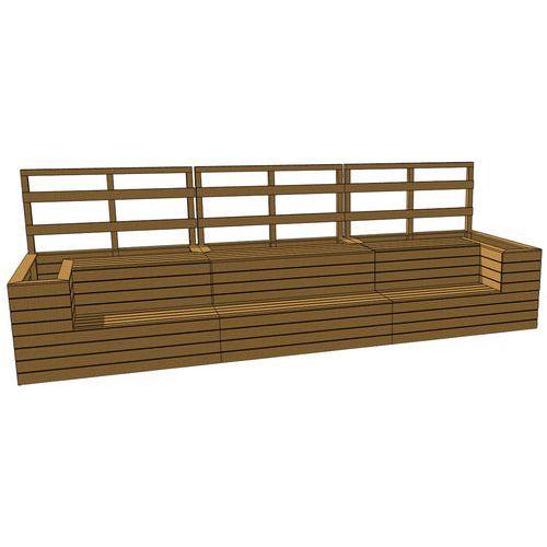 Amphithéatre extérieur 3 modules Carre Serre