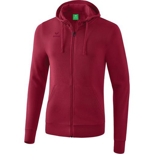 Veste sweat à capuche - Erima - bordeaux