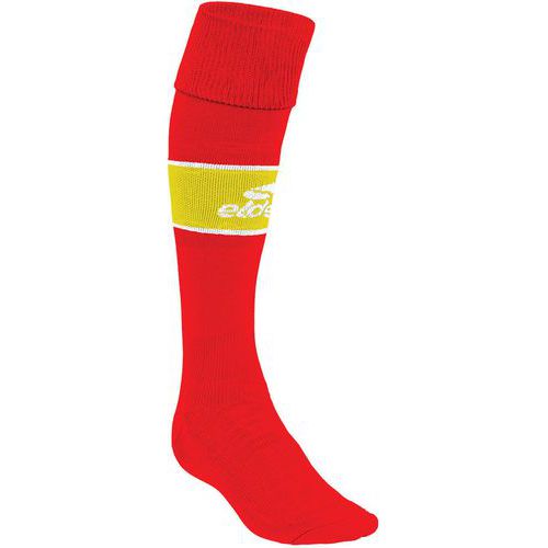 Chaussettes fanion - Eldera - rouge/jaune