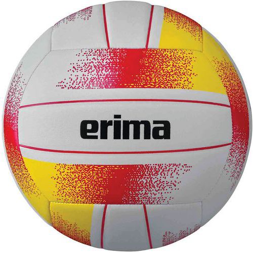 Ballon de volley-ball - Erima - blanc/rouge/jaune
