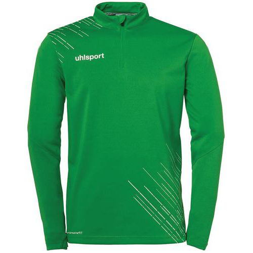 Sweat 1/4 zippé Enfant - Uhlsport - Score 26 Vert/Blanc