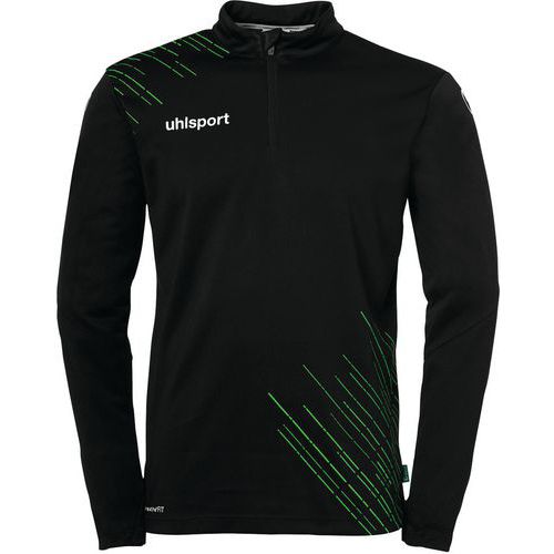 Sweat 1/4 zippé Enfant - Uhlsport - Score 26 Noir/Vert Fluo