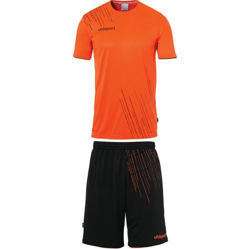 Set maillot et short de foot - Uhlsport - Score 26 Orange Fluo/Noir