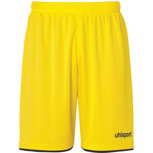 Short Club Enfant - Uhlsport - Jaune Citron/Noir